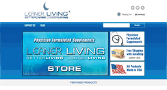 Desktop Screenshot of leanerliving.com